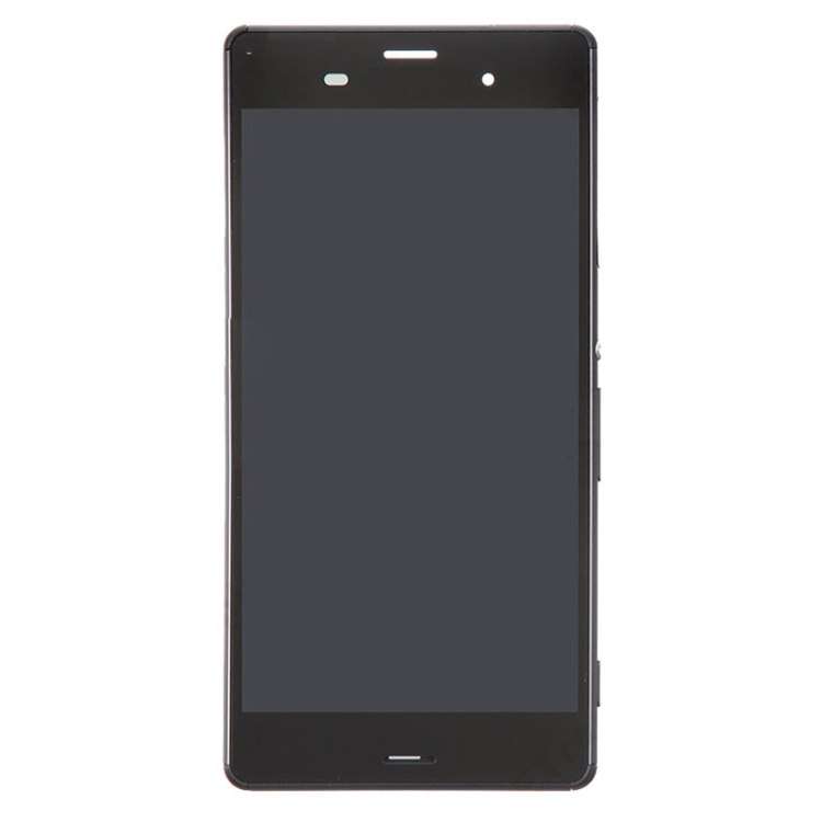 LCD Display + Touch Panel with Frame for Sony Xperia Z3 (Dual SIM Version) / D6633 / L55U(Black)