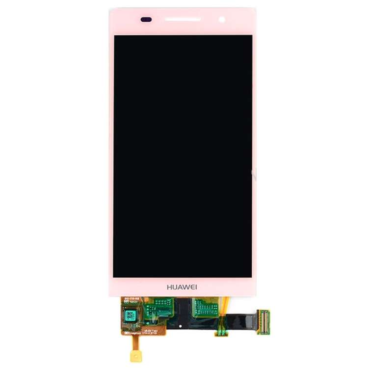 OEM Screen for Huawei Ascend P6 with Digitizer Full Assembly(Pink)