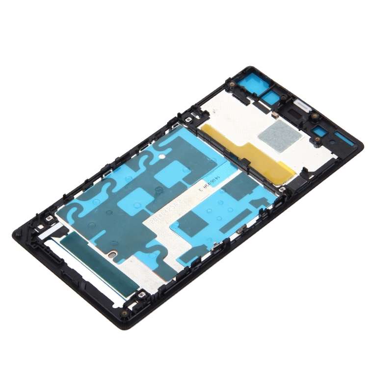 Front Housing LCD Frame Bezel Plate  for Sony Xperia Z1 / C6902 / L39h / C6903 / C6906 / C6943(Black