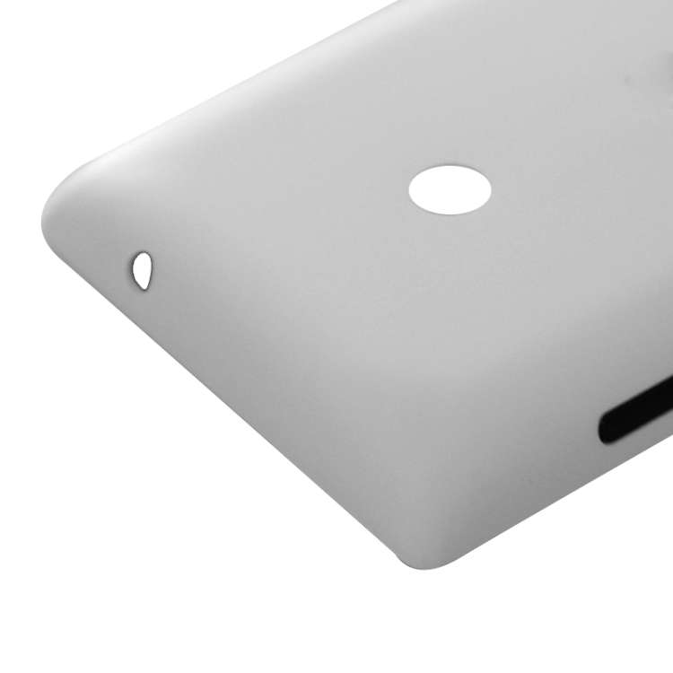 Plastic Back Housing Cover for Nokia Lumia 520(White)
