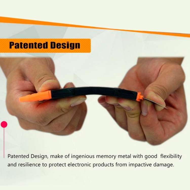 JAKEMY JM-OP12 Flexible Double-end Metal Opening Prying Tool for Samsung / iPhone / iPad / Laptop /