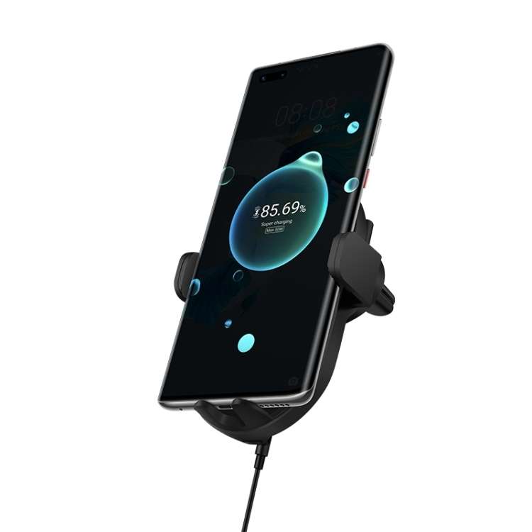 Original Huawei CK030 50W Max SuperCharge Smart Infrared Sensor Car Wireless Charger(Black)
