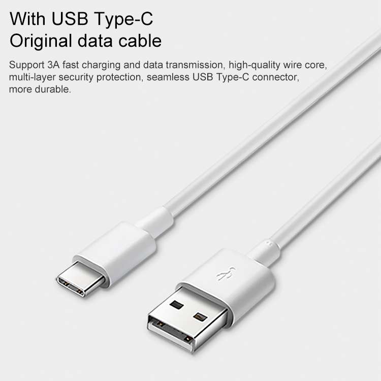 Original Honor AP404 USB Super Fast Charge Charger (Max 22.5W SE) with 1m 3A USB to USB-C / Type-C D