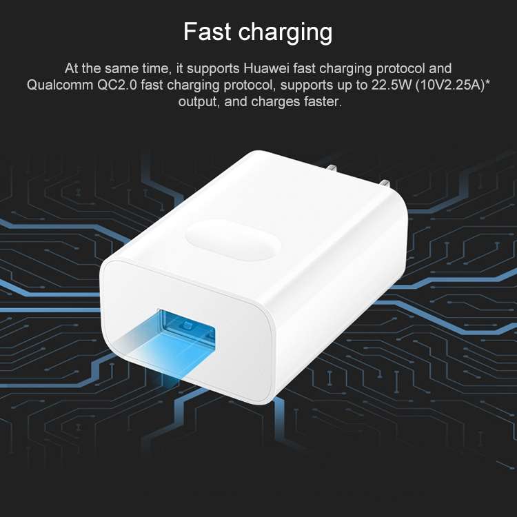 Original Honor AP404 USB Super Fast Charge Charger (Max 22.5W SE) with 1m 3A USB to USB-C / Type-C D