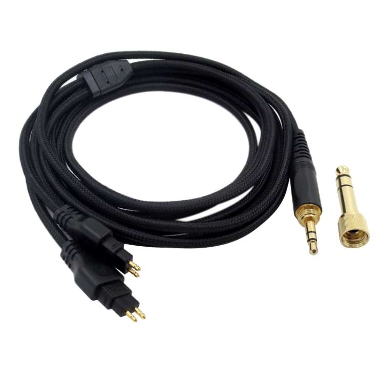 ZS0204 Headphone Audio Cable for Sennheiser HD580 HD600 HD650 HD660S (Black)
