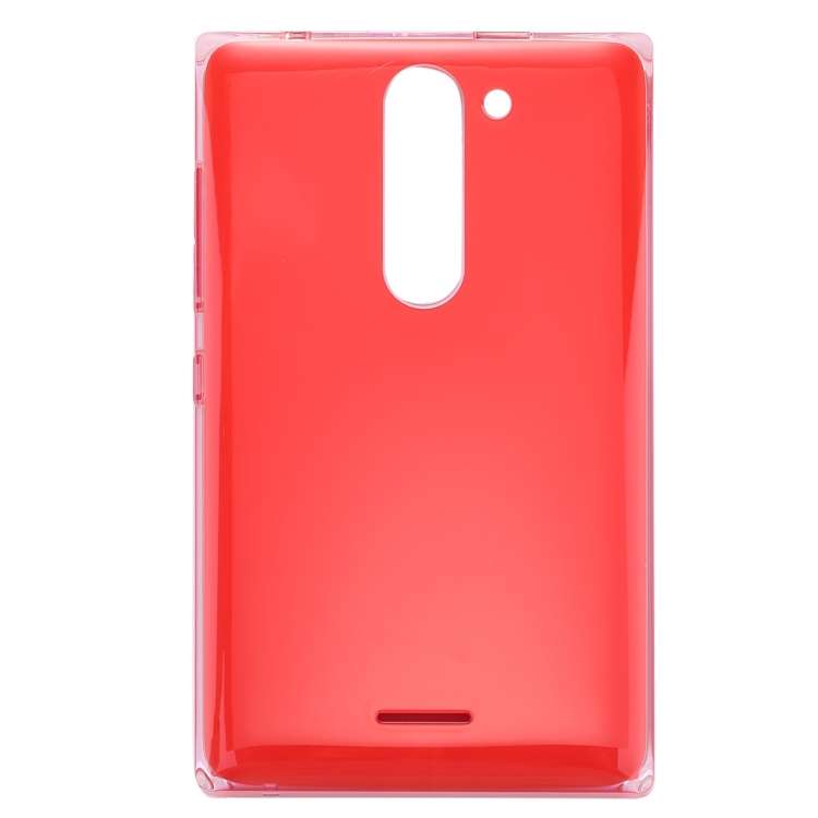Dual SIM Battery Back Cover for Nokia Asha 502 (Red)
