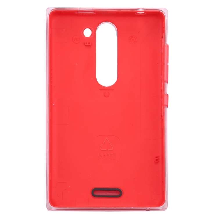 Dual SIM Battery Back Cover for Nokia Asha 502 (Red)