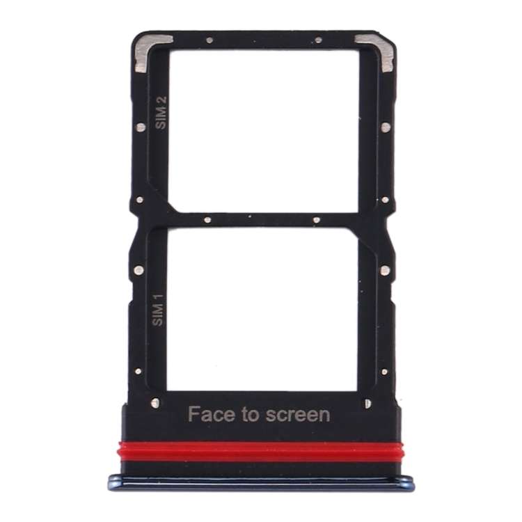SIM Card Tray + SIM Card Tray for Xiaomi Mi 10 Lite 5G (Black)