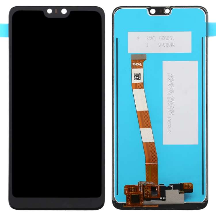 Original LCD Screen for Doogee Y7 Plus with Digitizer Full Assembly (Black)