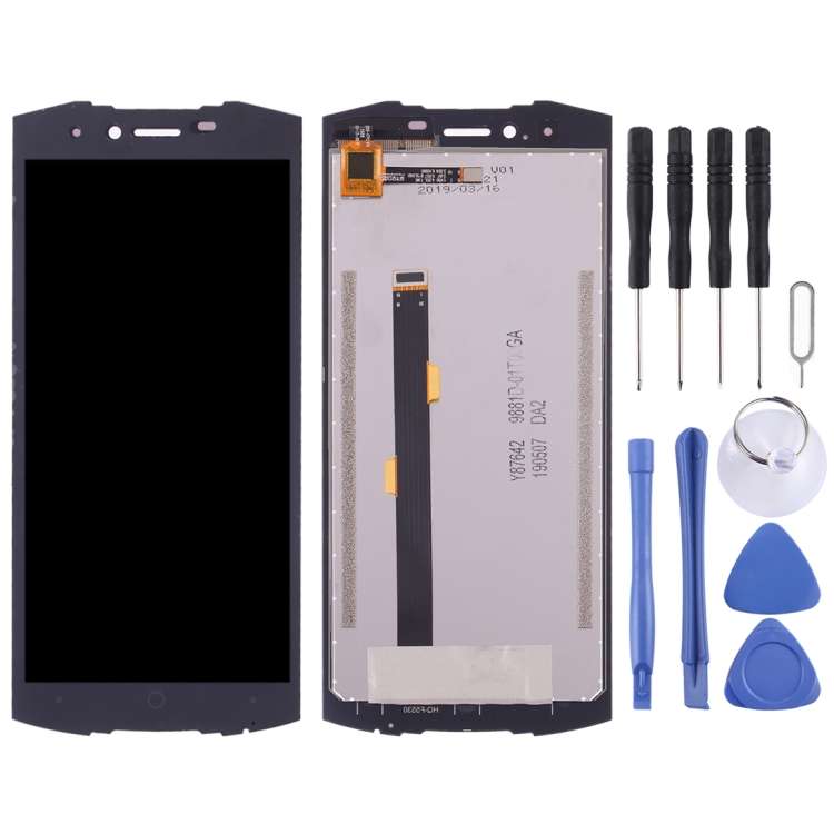 Original LCD Screen for Doogee S55 with Digitizer Full Assembly (Black)