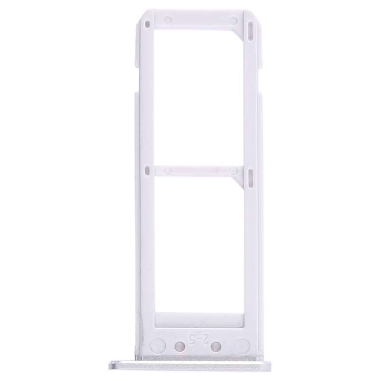 For Galaxy S6 Edge plus / S6 Edge+ 2 SIM Card Tray (Silver)