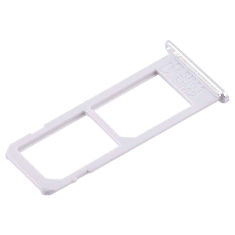 For Galaxy S6 Edge plus / S6 Edge+ 2 SIM Card Tray (Silver)