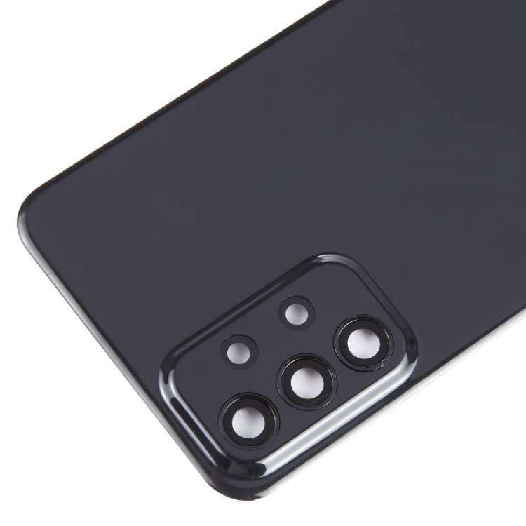 For Samsung Galaxy A23 5G SM-A236A Original Battery Back Cover with Camera Lens Cover(Black)