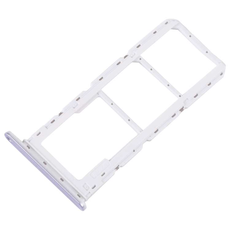 For Samsung Galaxy A14 4G SM-A145P Original SIM Card Tray + SIM Card Tray + Micro SD Card Tray (Silv
