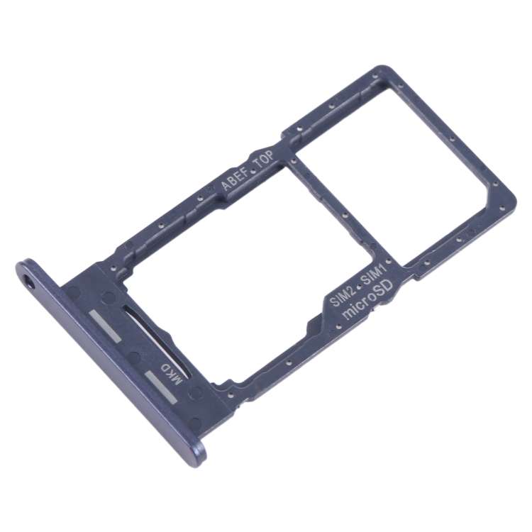 For Samsung Galaxy A25 5G SM-A256B Original SIM Card Tray + SIM Card Tray / Micro SD Card Tray (Blac