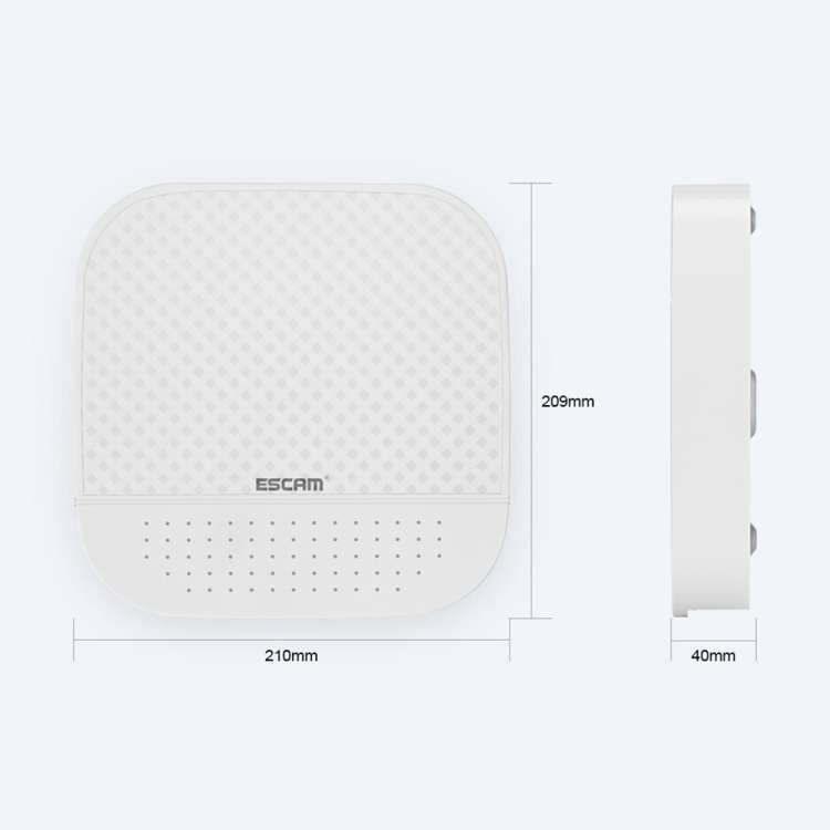 ESCAM PVR208 1080P 8CH+2CH ONVIF NVR Digital Video Recorder with 2CH Cloud Channel for IP Camera Sys