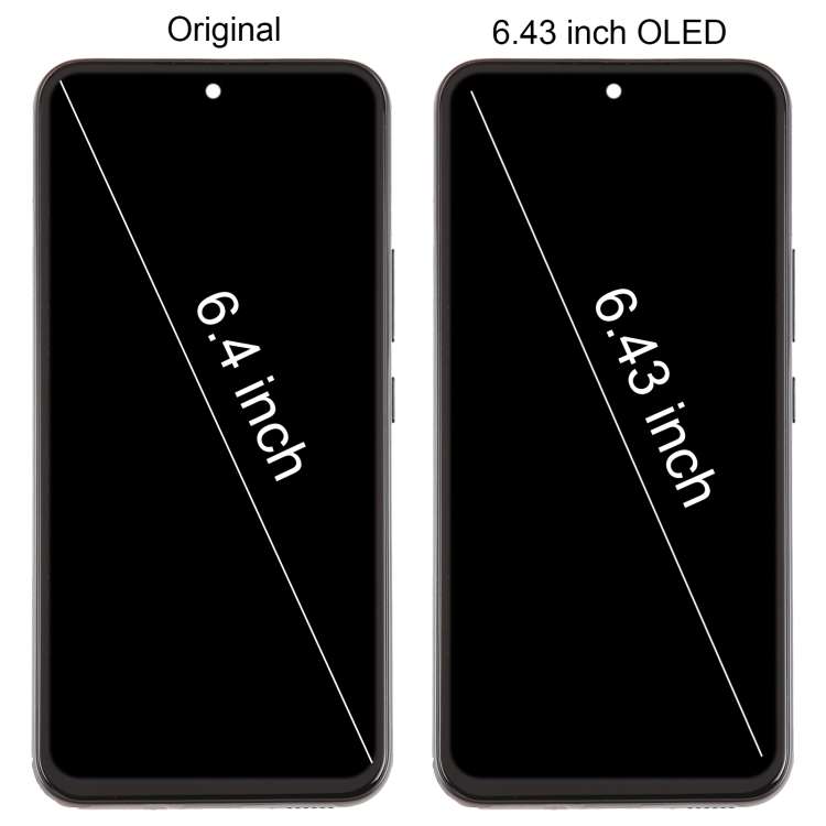 For Samsung Galaxy A54 5G SM-A546 6.43 inch OLED LCD Screen Digitizer Full Assembly with Frame