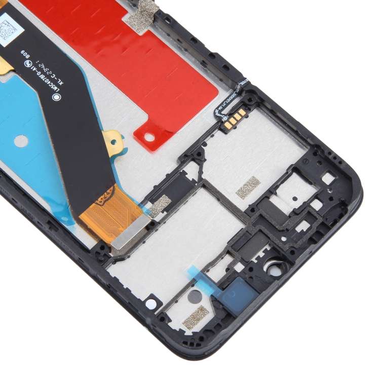 For ZTE Blade A34 LCD Screen Digitizer Full Assembly with Frame (Black)