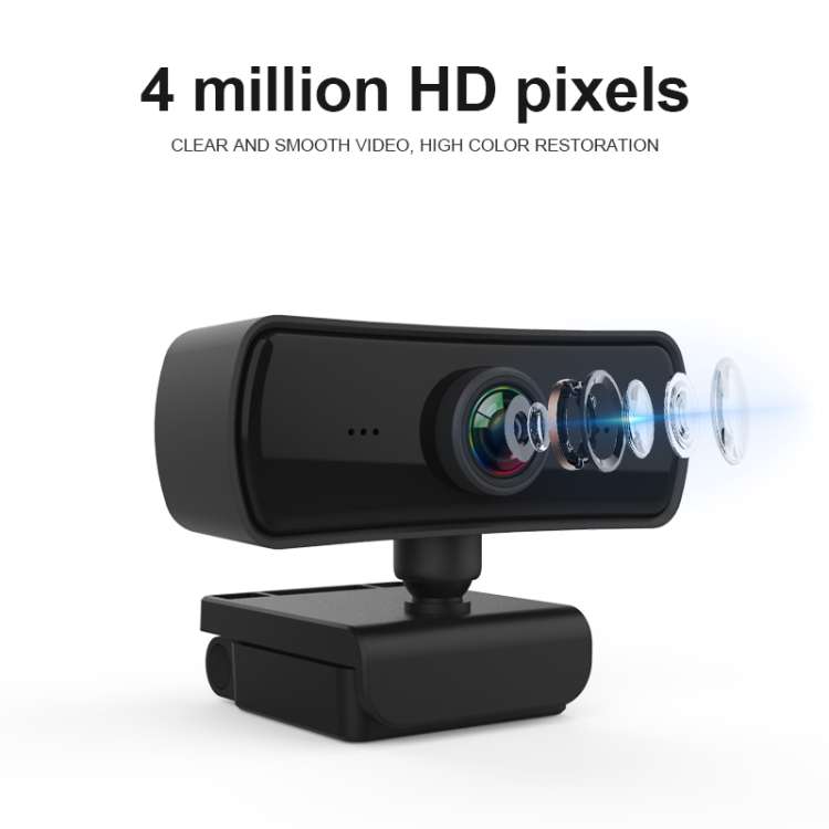 C3 400W Pixels 2K Resolution Auto Focus HD 1080P Webcam 360 Rotation For Live Broadcast Video Confer
