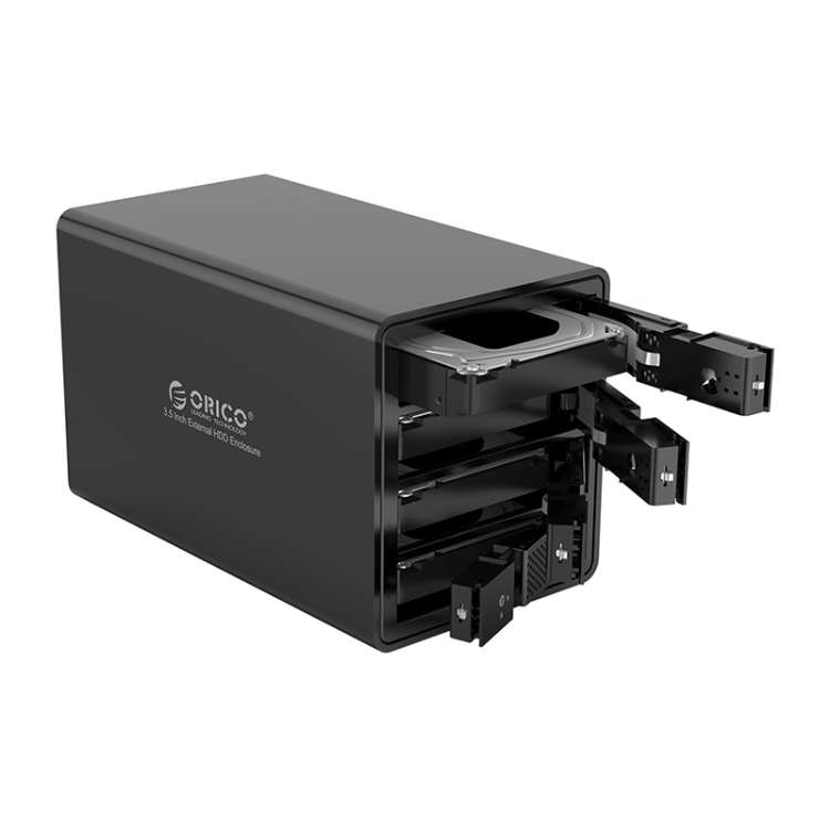 ORICO 9548RU3-BK 3.5-Inch External Hard Drive Enclosure with RAID