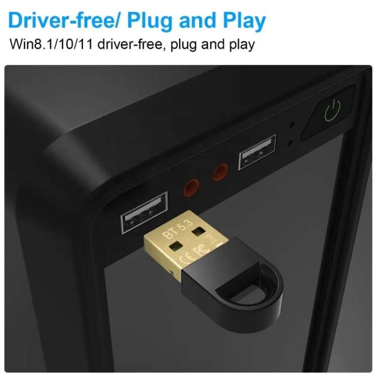 B-001 Mini Bluetooth 5.3  Adapter Transmitter Receiver Wireless USB Dongle Adapter