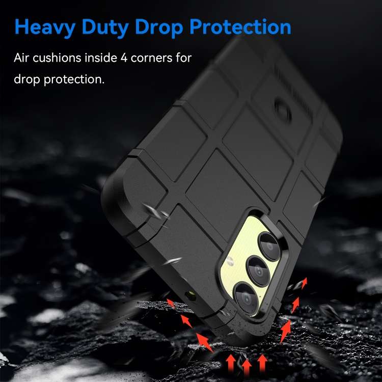 For Samsung Galaxy A35 Full Coverage Shockproof TPU Phone Case(Black)