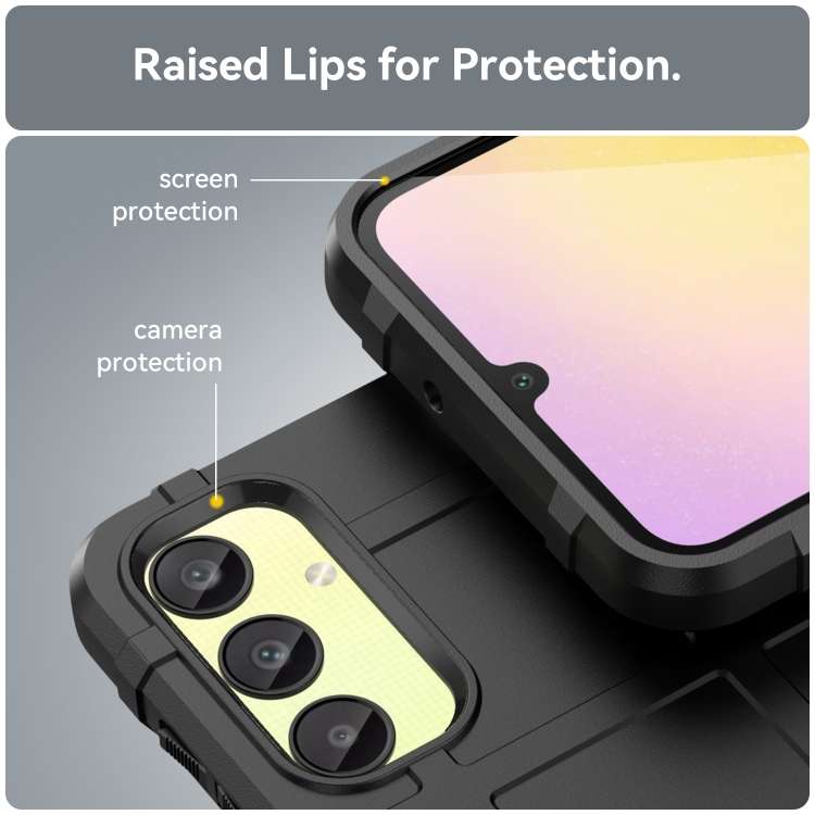 For Samsung Galaxy A35 Full Coverage Shockproof TPU Phone Case(Black)