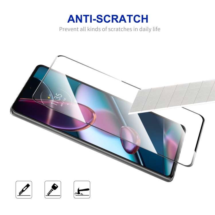 For Motorola Moto G84 2pcs ENKAY Full Glue High Aluminum-silicon Tempered Glass Film