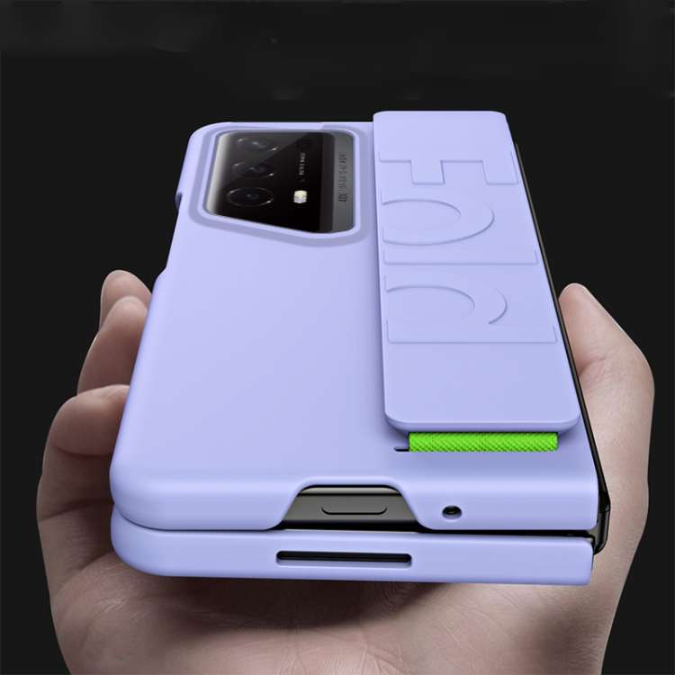 For Honor Magic V2 RSR Skin Elastic Wrist Grip Back Cover Phone Case(Green)