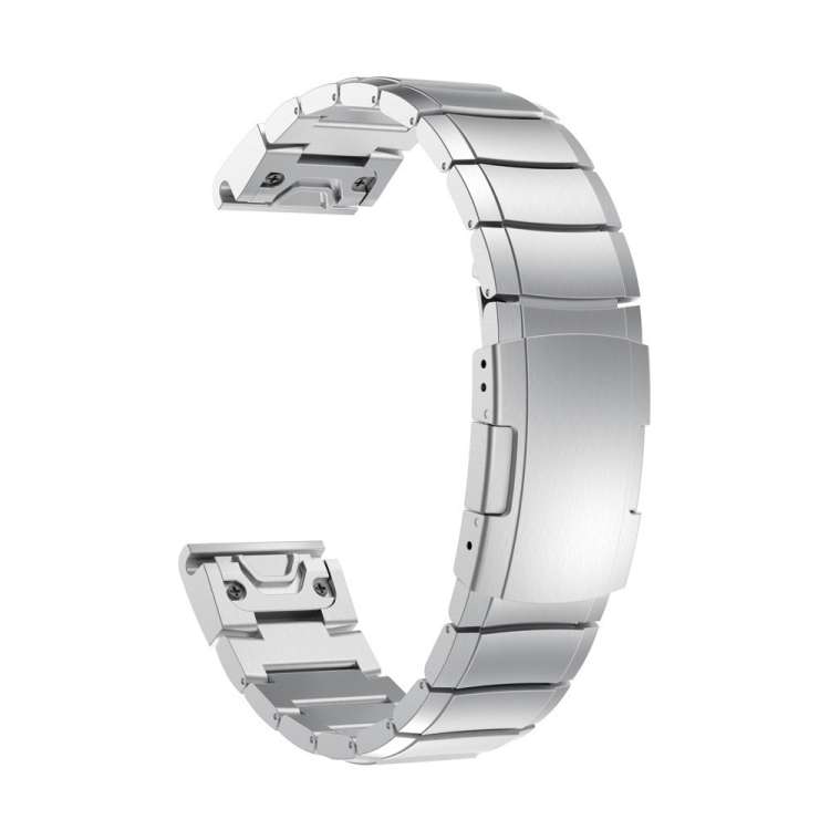 For Garmin D2 Delta PX 26mm Titanium Alloy Quick Release Watch Band(Sliver)