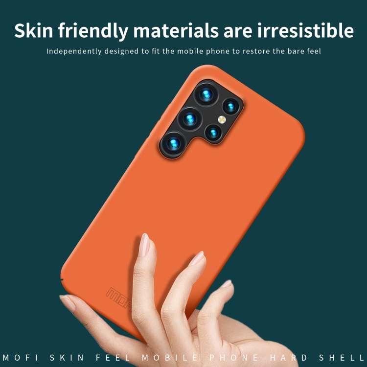 For Samsung Galaxy S24 Ultra 5G MOFI Qin Series Skin Feel All-inclusive PC Phone Case(Black)