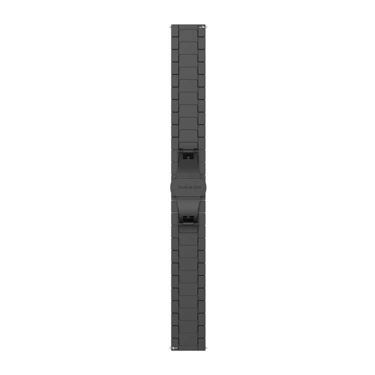 For Garmin Forerunner 255S Music / 255S One Bead Butterfly Buckle Stainless Steel Metal Watch Band(B