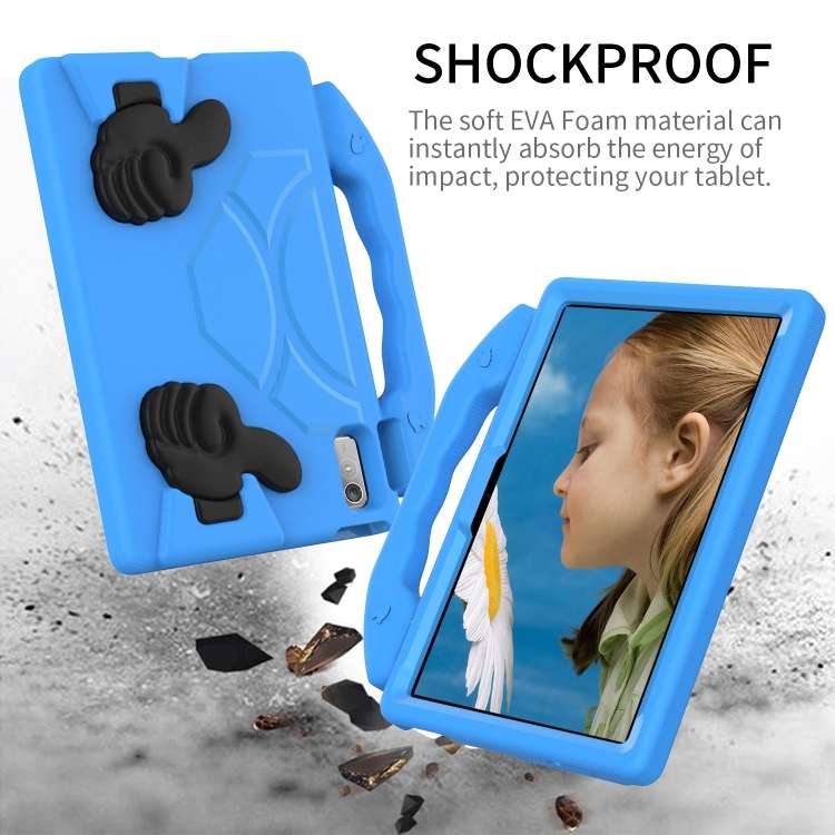 For Lenovo Tab P11 Pro 11.5 J706F Thumb Bracket EVA Shockproof Tablet Case(Blue)