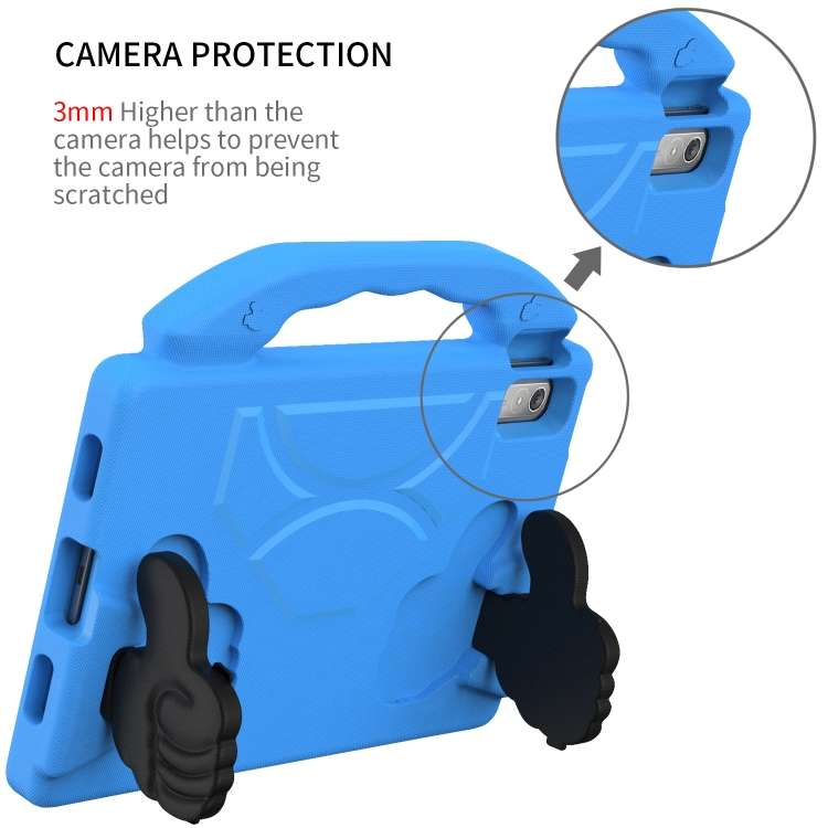 For Lenovo Tab P11 Pro 11.5 J706F Thumb Bracket EVA Shockproof Tablet Case(Blue)