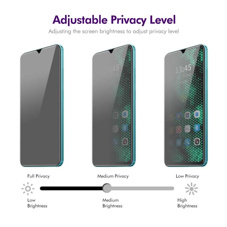For Xiaomi Poco C51 4G / C50 4G ENKAY Hat-Prince 28 Degree Anti-peeping Privacy Tempered Glass Film