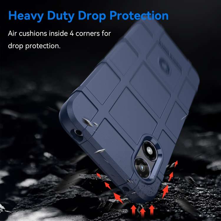 For Motorola Moto G Play 2024 Full Coverage Shockproof TPU Phone Case(Blue)