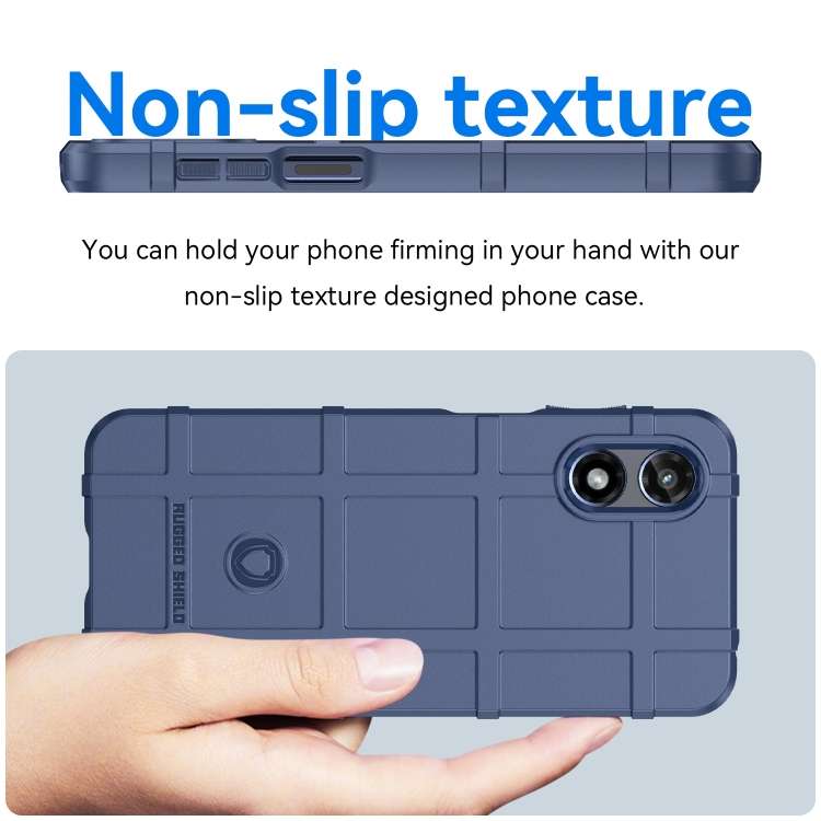 For Motorola Moto G Play 2024 Full Coverage Shockproof TPU Phone Case(Blue)