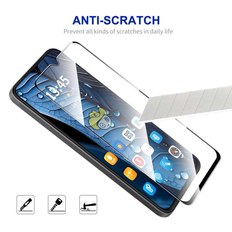 For vivo Y77e / Y76 5G ENKAY Easy Install High Alumina Silicon Full Glass Film