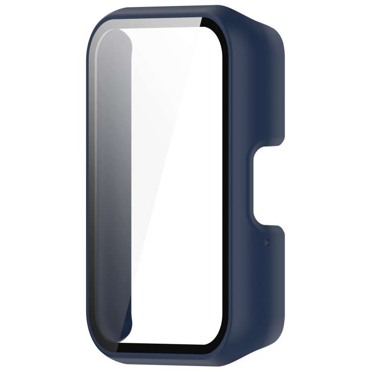 For Samsung Galaxy Fit 3 SM-R390 PC + Tempered Glass Film Integrated Watch Protective Case(Midnight