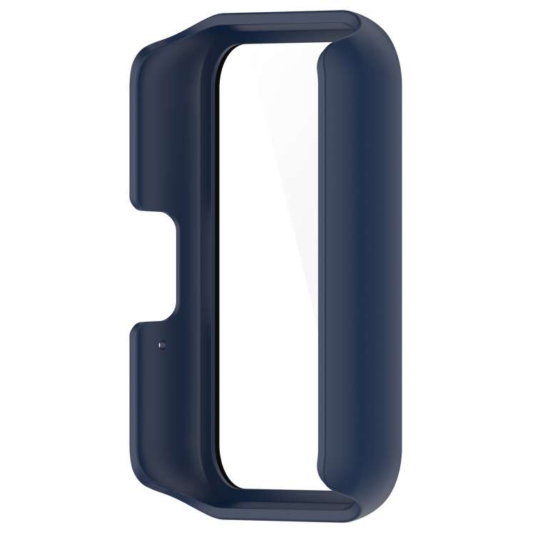 For Samsung Galaxy Fit 3 SM-R390 PC + Tempered Glass Film Integrated Watch Protective Case(Midnight
