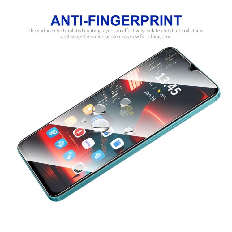 For Realme Narzo 50 5G 5pcs ENKAY Full Glue High Aluminum-silicon Tempered Glass Film