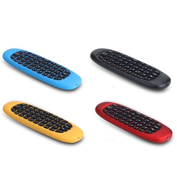 C120 2.4G Mini Keyboard Wireless Remote Mouse with 3-Gyro & 3-Gravity Sensor for PC / HTPC / IPTV /