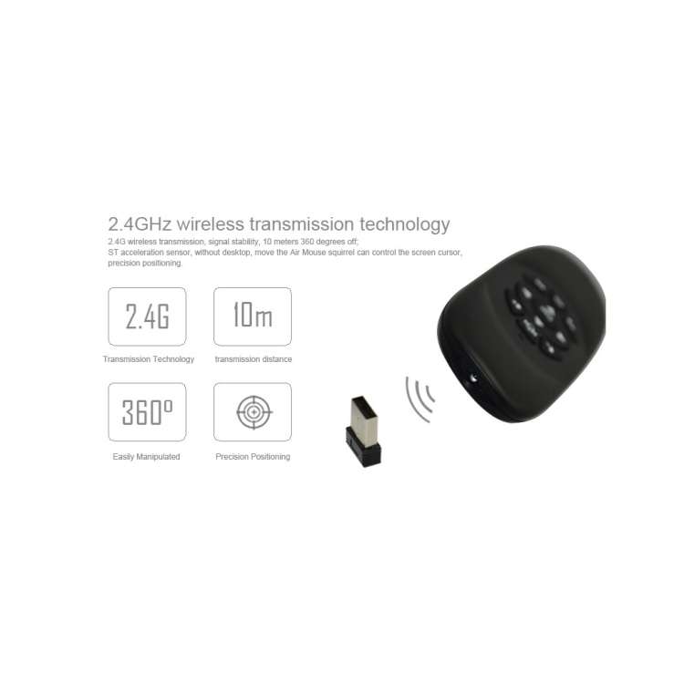 C120 2.4G Mini Keyboard Wireless Remote Mouse with 3-Gyro & 3-Gravity Sensor for PC / HTPC / IPTV /