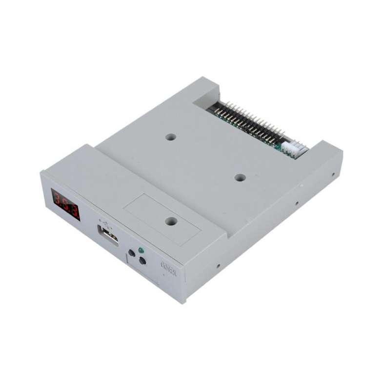 SFR1M44-U100K 3.5inch 1.44MB USB SSD Floppy Drive Emulator for GOTEK, YAMAHA, KORG(Gray)