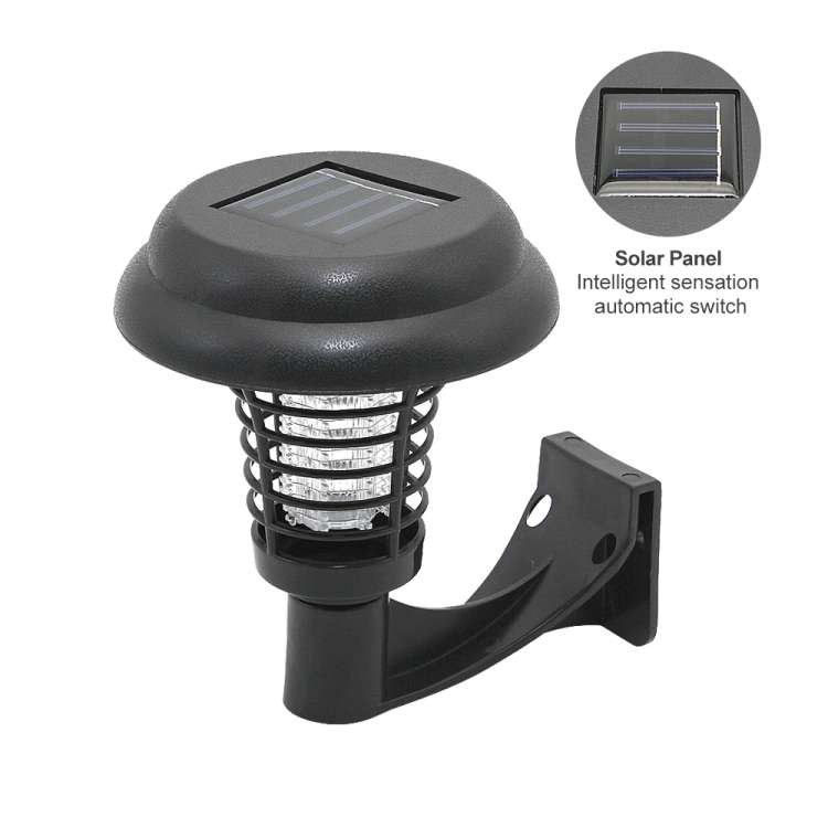 LED Solar Power Mosquito Repellent Bug Zapper Killer UV Lamp Insect Pest Outdoor Garden Lawn Landsca