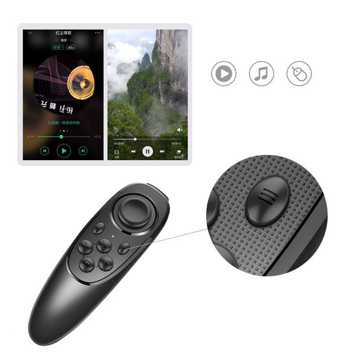 VR Headset Remote Controller, Multi-Functional Gamepad Bluetooth Controller for iOS and Android
