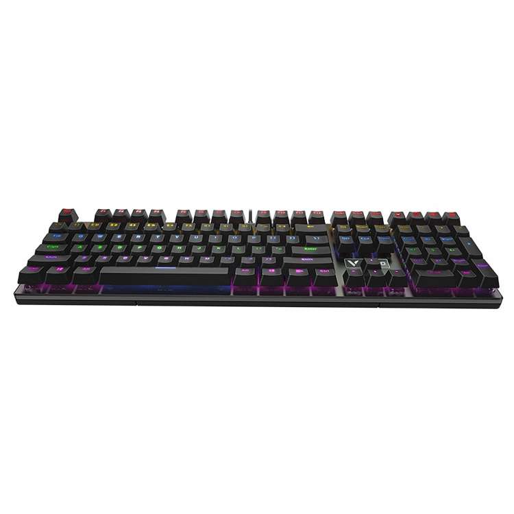 Rapoo V700S 104 Keys Mixed Color Backlight USB Wired Game Computer Without Punching Mechanical Keybo