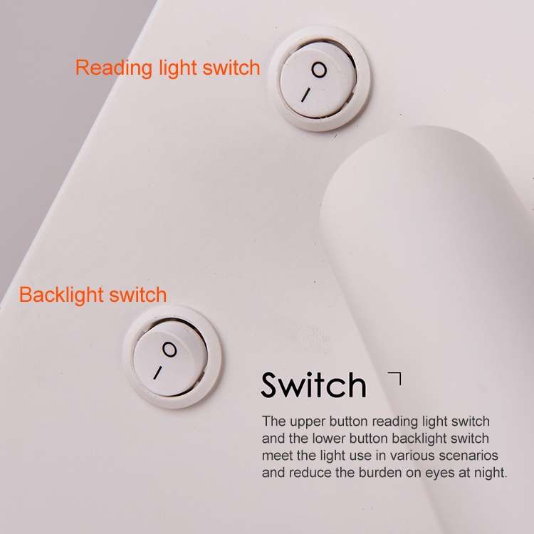 Left Wireless Wall Lamp USB 5V Charger Wall Lights Hotel Headboard Reading Lighting Spot Luminaire L