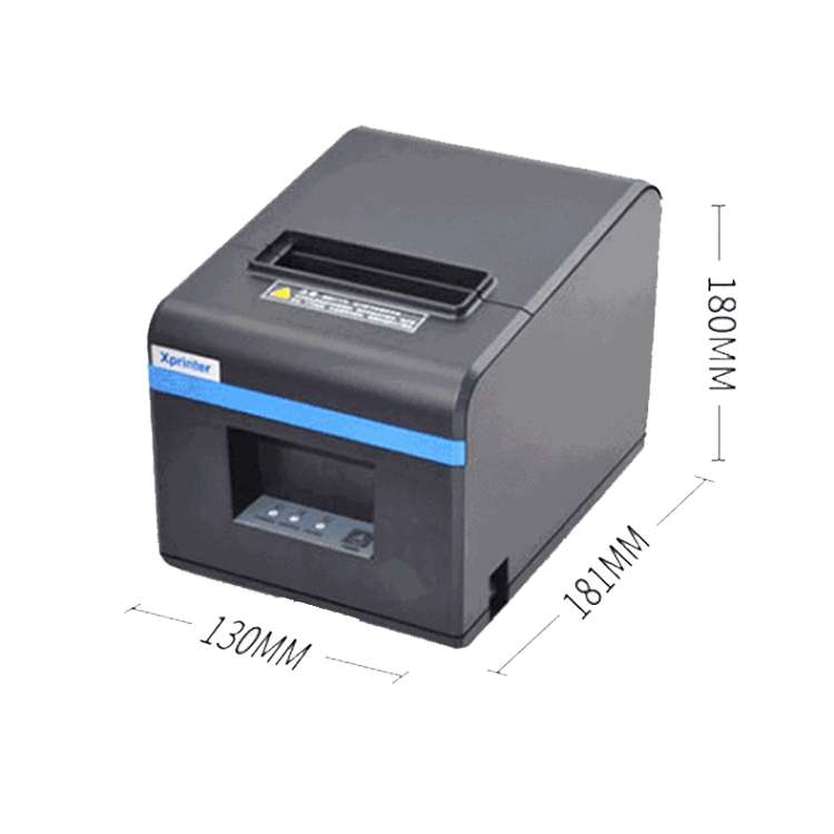 Xprinter XP-N160II Thermal Ticket Printing Machine Bluetooth Receipt Printer, Style:EU Plug(Gray)