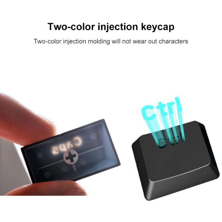 RK61 61 Keys Bluetooth / 2.4G Wireless / USB Wired Three Modes Tablet Mobile Gaming Mechanical Keybo